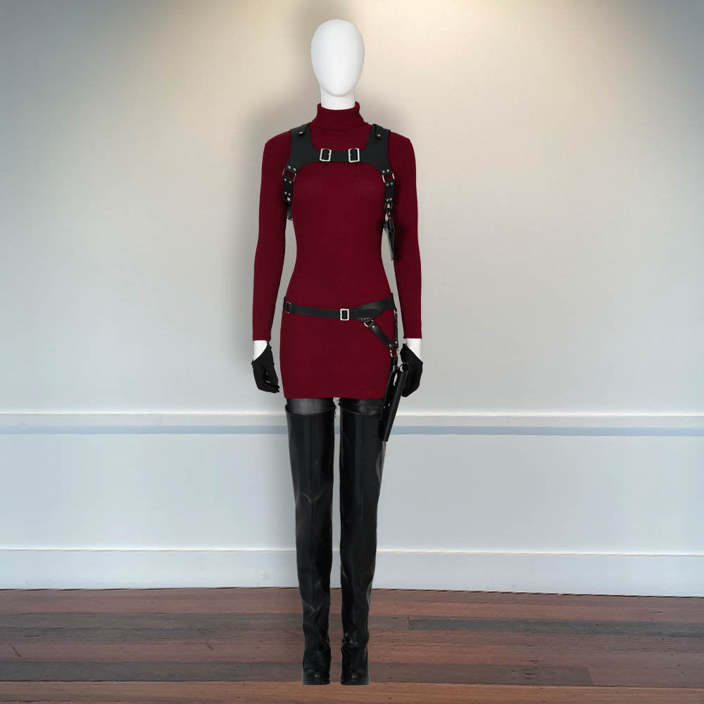 Outfit Resident Evil 4 Remake Halloween Outfit Ada Wong Cosplay Costum –  Cosplayrr