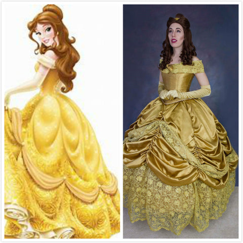 Belle's Gold Dress Costume