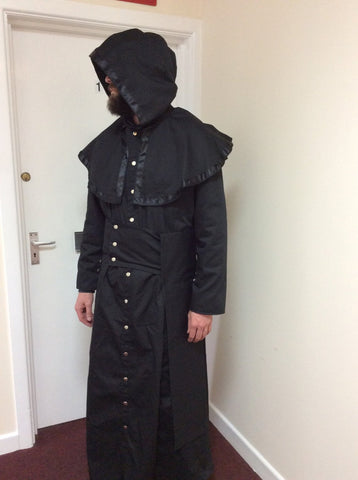 Nameless Ghoul Infestissumam Robe Coat Cosplay LARP Black Cotton Drill Ghost