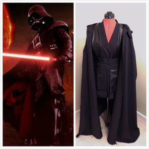 Tunic Obi and Tabbard Cosplay Star Wars Sith Costume Robe