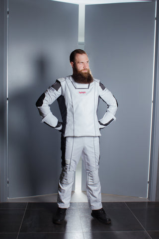 Men uniform overalls Space X inspired Halloween costume Astronaut inspired cosplay costume