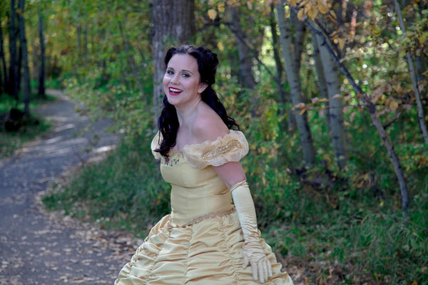 Beauty and the Beast dress-Belle Gown Custom made