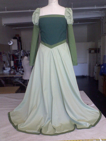 Library Dress Belle's Green