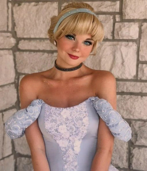 Blue Cinderella Dress Cosplay Costume