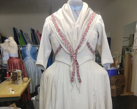 Bree Outlander wedding dress 18th century