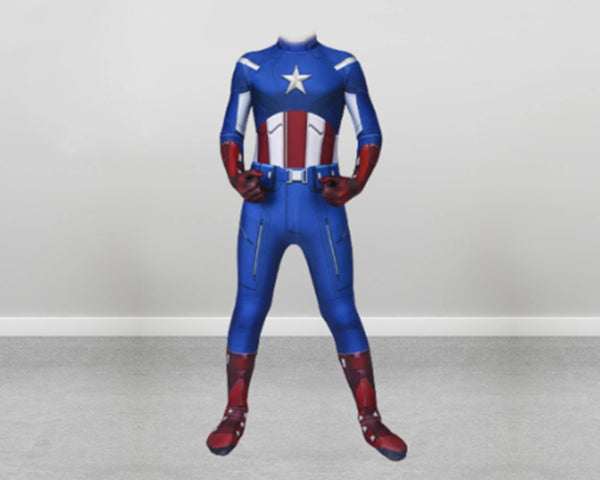 Suit Kids Steve Rogers The Avengers Outfit Captain America Costume Cosplay