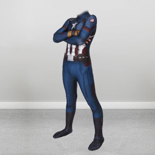 Suit Kids Steve Rogers The Avengers Outfit Captain America Costume Cosplay