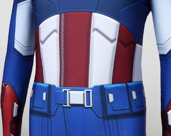 Suit Kids Steve Rogers The Avengers Outfit Captain America Costume Cosplay