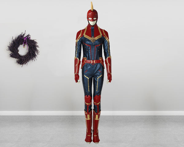 Avengers Endgame Carol Danvers Version 2 Captain Costume Cosplay Suit