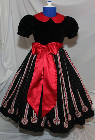 Holiday RIBBONS Christmas Dress STUNNING Daisy Kingdom