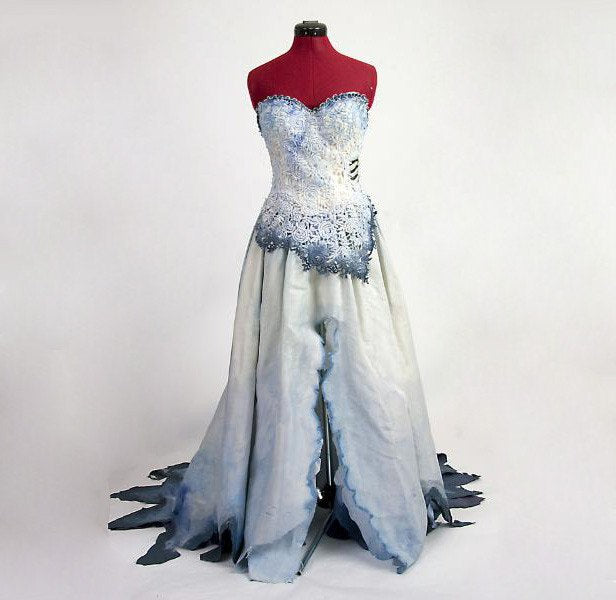 Based on Tim Burton movie - Corpse Bride Dress Cosplay Costume