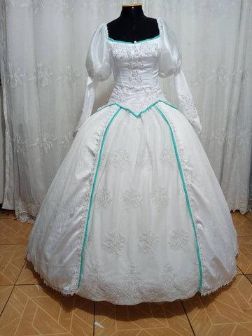 Custom made costume adult princess princess dress adult Cosplay Ariel wedding dress