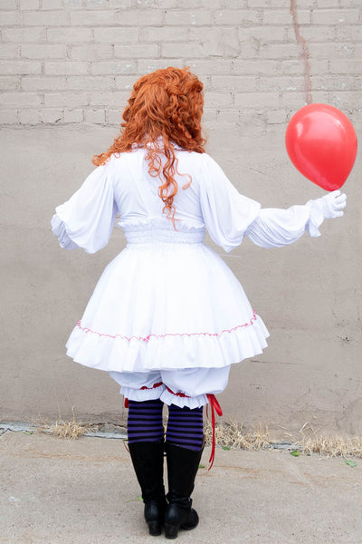 Pennywise IT Freak Show Horror Dress Guro Lolita Custom to Order Petite to Plus Size Creepy Clown Halloween Costume