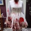 Pennywise IT Freak Show Horror Dress Guro Lolita Custom to Order Petite to Plus Size Creepy Clown Halloween Costume