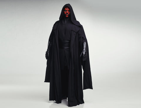 Sith lord dark side of the Force Galactic Empire power imperial Republic Grand Army Darth Maul Cosplay costume from Star Saga