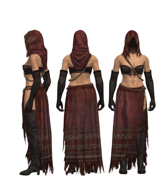 Of Dark Souls 3 Desert Pyromancer dress