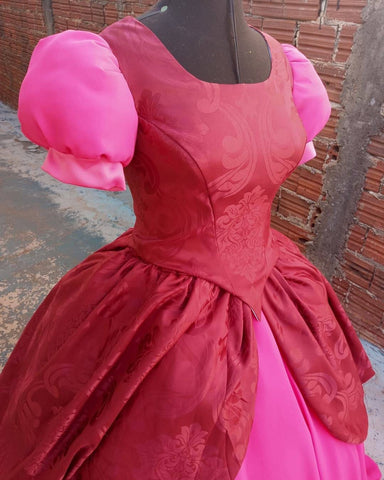 Stepsister's Cinderella Drizella and Anastasia Dress Cosplay Costume