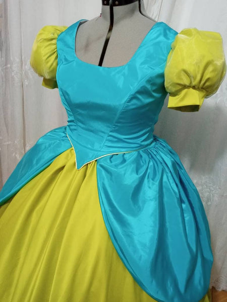 Cinderella cosplay Dress adult princess Drizella costume stepsister