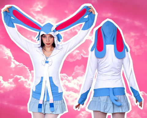 MALE or FEMALE cut jacket cosplay costume Eeveelution shiny LOVE