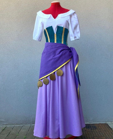 Cosplay Esmeralda the hunchback of notre dame costume