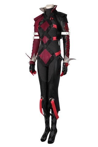 Cosplay Costume Women Dress Shoes Outfit Gotham Knights 2023 Harley Quinn Boss