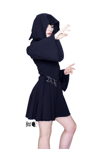 Little Witch goth grunge elf fairy Gothic dress