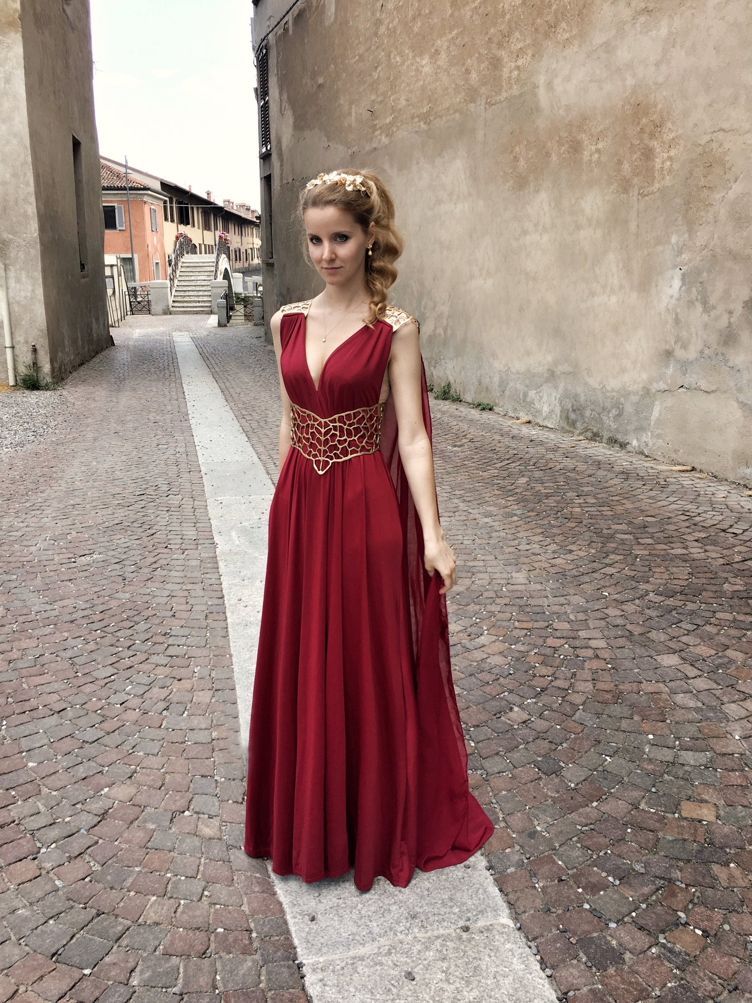 Grecian Gown Khaleesi Cosplay Game of Thrones Inspired Daenerys Dress