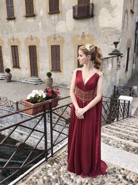 Grecian Gown Khaleesi Cosplay Game of Thrones Inspired Daenerys Dress