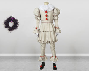 The Dancing Clown Halloween Outfit IT chapter 2 Pennywise Costume Cosplay Suit