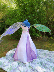 Fairy Wings for Cosplay or Costumes Extra Large Adult Sized Iridescent Celophane Goddess Themed