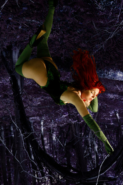 Cosplay ivy adults sexy bodysuit Ivy Poison ivy suit Sexy Poison Ivy Costume