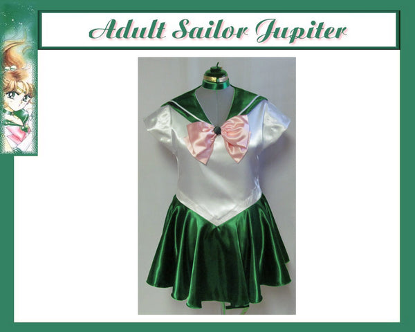 Crossplay Scout Fuku Inner Senshi Anime Size 16 18 20 22 24 Sailor Moon Plus Size Adult Women's Sailor Jupiter Cosplay Costume