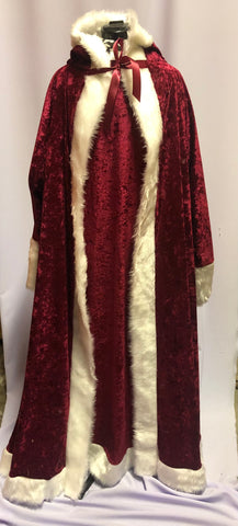 Cloak and dress Ladies mrs Santa