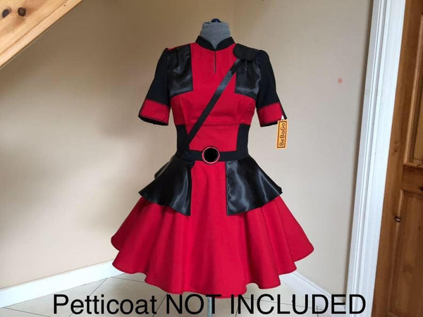 Female Deadpool Dress Lady Cosplay Costume