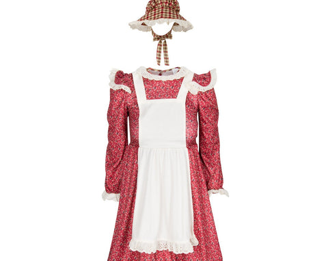 Little House Prairie Dress Girls Pioneer Costume Laura Ingalls