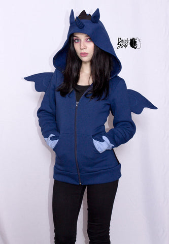 Male of Female pony brony cosplay Luna hoodie