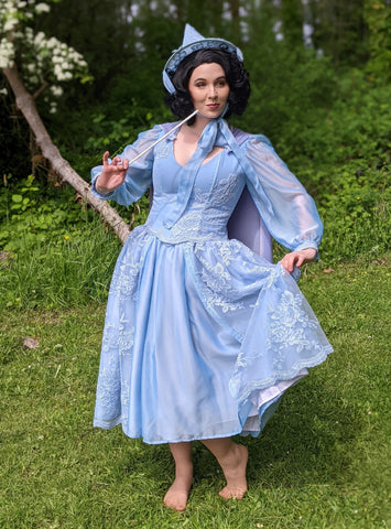 Merriweather Costume Blue Fairy Cosplay Dress Female Adult SAMPLE SALE