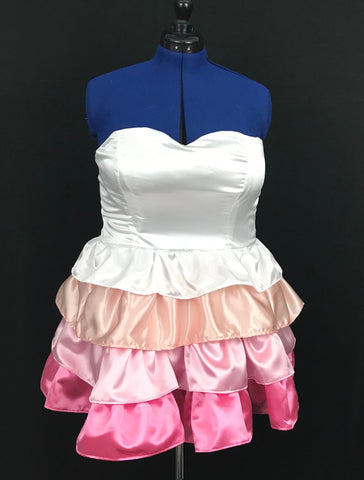 Inspired by Rose Quartz from Steven Universe Mini Sleeveless Princess Cosplay or Costume Dress