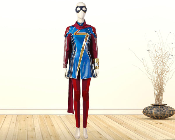 Costume Cosplay Suit with Cloak Ms Kamala Khan