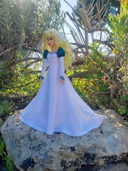 From Swan princess for dolls and human size Odette's ball dress