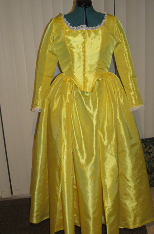 Size 14 Peggy Schuyler Dress Hamilton Costume Hamilton Cosplay Dress Historical Colonial Dress READY TO SHIP