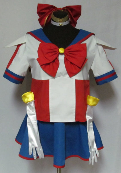 Costume Cosplay Adult Women's Custom Fit 16 18 22 Plus Size Codename Sailor V Sailor Moon Manga