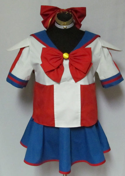 Costume Cosplay Adult Women's Custom Fit 16 18 22 Plus Size Codename Sailor V Sailor Moon Manga