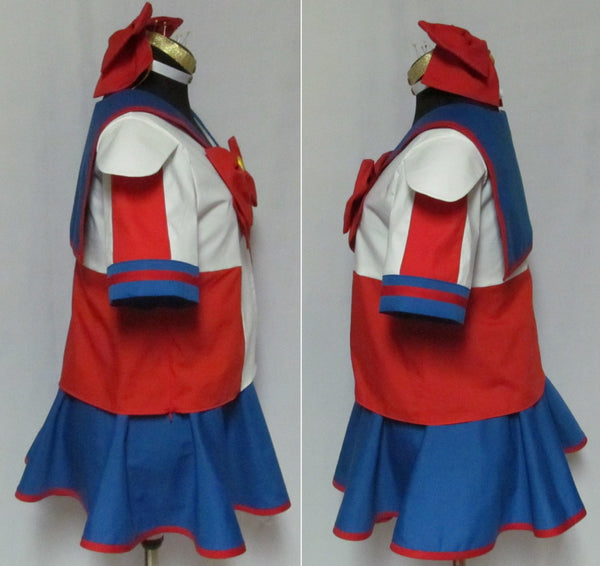 Costume Cosplay Adult Women's Custom Fit 16 18 22 Plus Size Codename Sailor V Sailor Moon Manga