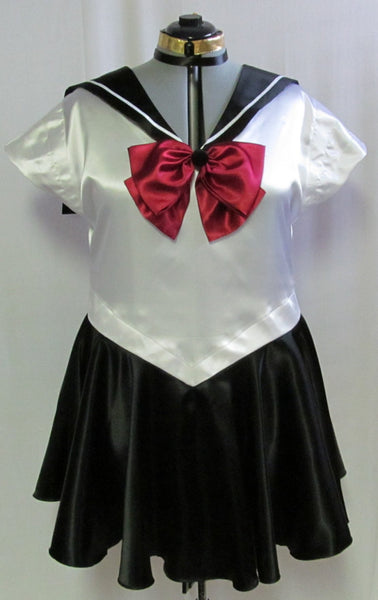 Crossplay Scout Fuku Outer Senshi Anime Manga Size 16 18 20 22 24 Sailor Moon Plus Size Adult Women's Sailor Pluto Cosplay Costume