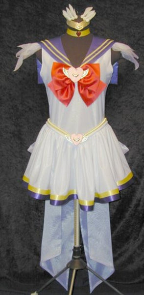 Adult Women's Size Fuku Senshi Custom Fit 4 6 8 10 12 14 Crossplay Unisex Anime Manga Pretty Soldier Super Sailor Moon Costume Cosplay