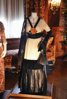 Delightful Dress Valencienne Lace Belle Epoque Edwardian Dress ROSE DEWITT BUKATER elevator dress titanic elevator dress