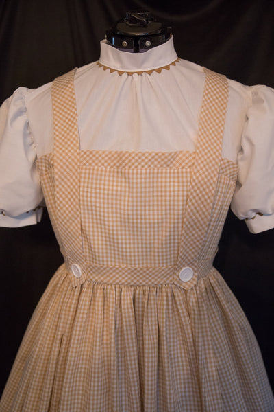 Custom Costume Dress Cosplay ADULT Size AUTHENTIC Reproduction SEPIA Dorothy