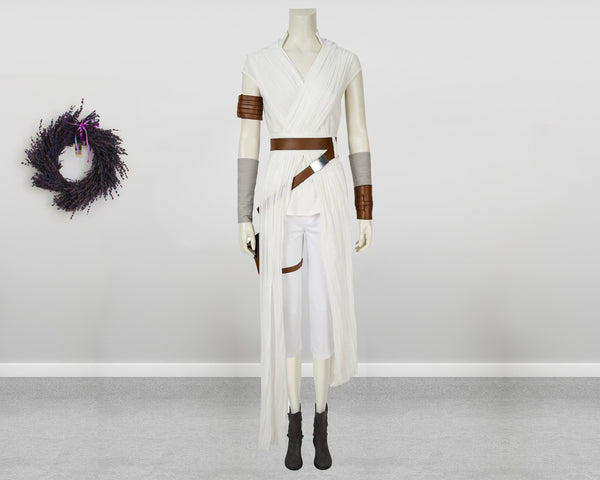 The Rise of Skywalker Rey Cosplay Costume Women Outfit Star Wars 9