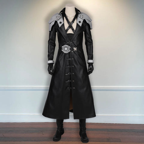 Final Fantasy VII Remake FF7 Halloween Outfit Sephiroth Cosplay Costume Outfit